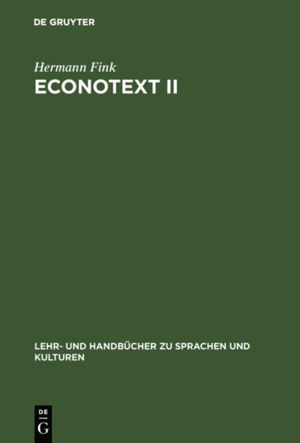 Hermann Fink - Econotext II, E-bok
