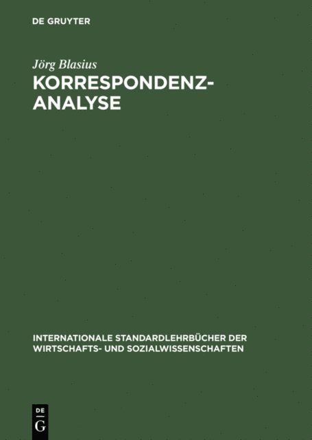Jorg Blasius - Korrespondenzanalyse, E-bok