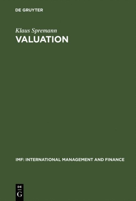 Klaus Spremann - Valuation, E-bok