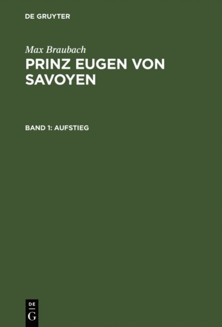 Max Braubach - Aufstieg, E-bok
