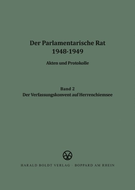 Peter Bucher - Der Verfassungskonvent auf Herrenchiemsee, E-bok