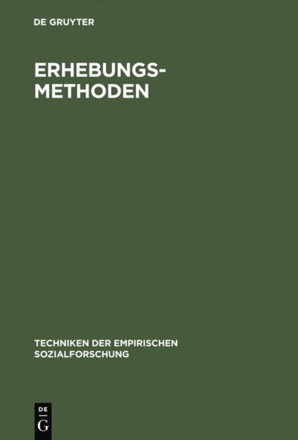 Maria Wieken-Mayser, Jurgen van Koolwijk - Erhebungsmethoden, E-bok