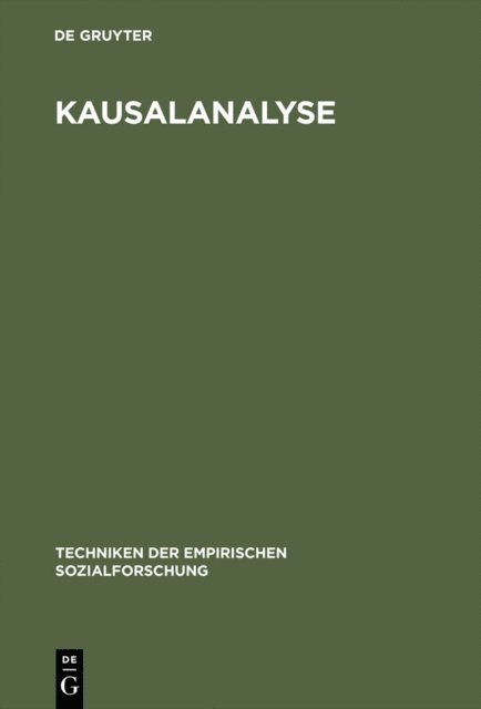 Maria Wieken-Mayser, Jurgen van Koolwijk - Kausalanalyse, E-bok