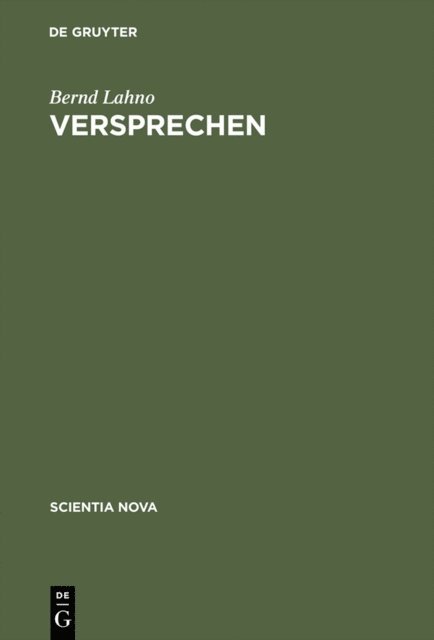 Bernd Lahno - Versprechen, E-bok