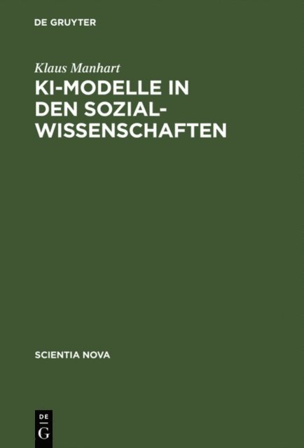 Klaus Manhart - KI-Modelle in den Sozialwissenschaften, E-bok