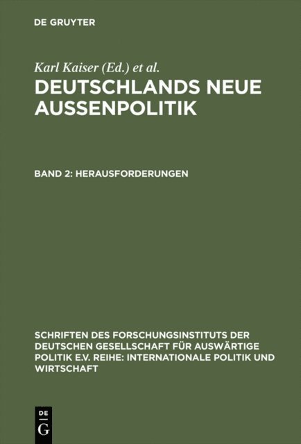 Hanns W. Maull, Karl Kaiser - Herausforderungen, E-bok