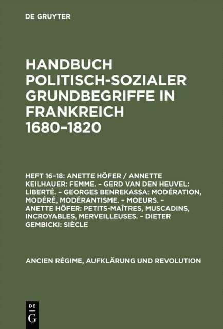 Annette Keilhauer, Anette Hofer - Femme [u.a.], E-bok