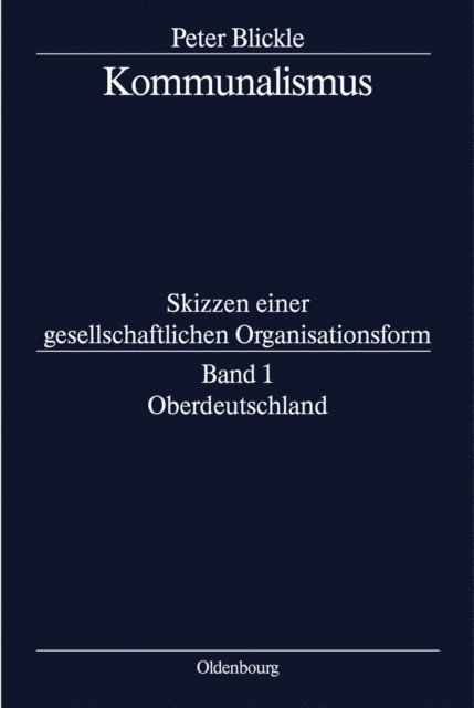 Peter Blickle - Oberdeutschland, E-bok