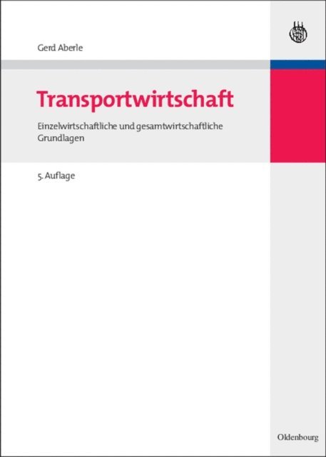Gerd Aberle - Transportwirtschaft, E-bok