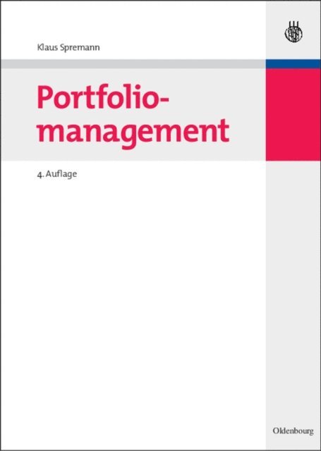Klaus Spremann - Portfoliomanagement, E-bok