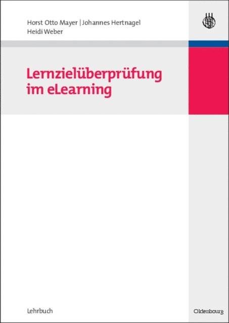 Heidi Weber, Johannes Hertnagel, Horst Otto Mayer - Lernzielüberprüfung im eLearning, E-bok