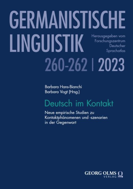 Barbara Vogt, Barbara Hans-Bianchi - Deutsch im Kontakt, E-bok