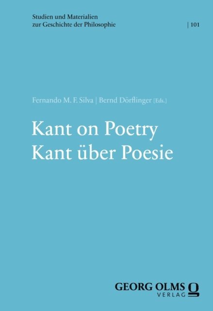 Bernd Dorflinger, Fernando M. F. Silva - Kant on Poetry | Kant uber Poesie, E-bok
