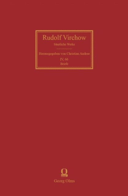 Christian Andree - Rudolf Virchow: Sämtliche Werke, E-bok