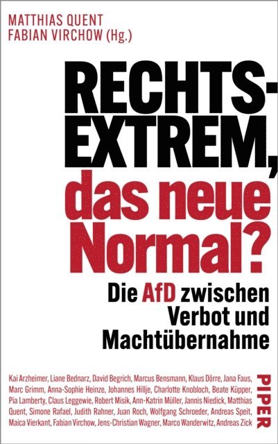 Fabian Virchow, Matthias Quent - Rechtsextrem, das neue Normal?, E-bok