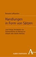 Bernardo Laffranchini - Handlungen in Form von Sätzen, Inbunden