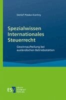Spezialwissen Internationales Steuerrecht