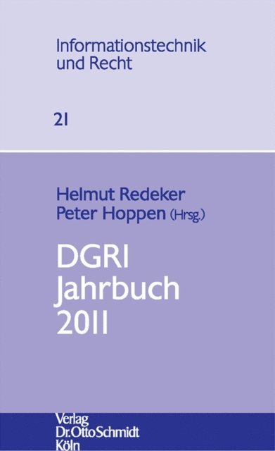 Peter Hoppen, Helmut Redeker - DGRI Jahrbuch 2011, E-bok
