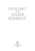 Festschrift für Volker Röhricht