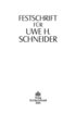 Festschrift fÃ¼r Uwe H. Schneider