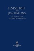 Festschrift für Joachim Lang zum 70. Geburtstag