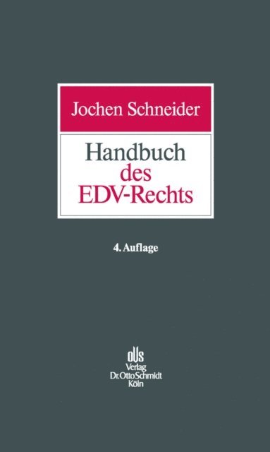 Jochen Schneider - Handbuch des EDV-Rechts, E-bok