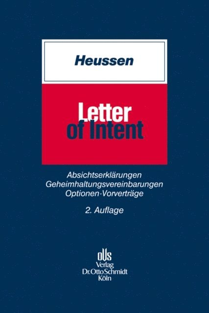 Benno Heussen - Letter of Intent, E-bok