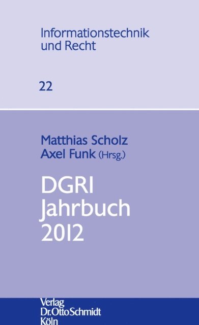 Axel Funk, Matthias Scholz - DGRI Jahrbuch 2012, E-bok
