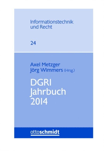 Jorg Wimmers, Axel Metzger - DGRI Jahrbuch 2014, E-bok