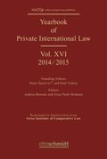 Yearbook of Private International Law Vol. XVI - 2014/2015