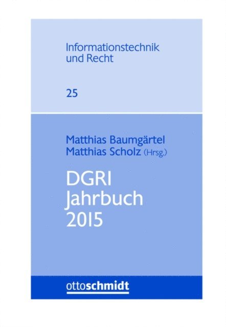 Matthias Scholz, Matthias Baumgartel - DGRI Jahrbuch 2015, E-bok