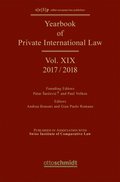 Yearbook of Private International Law Vol. XIX - 2017/2018