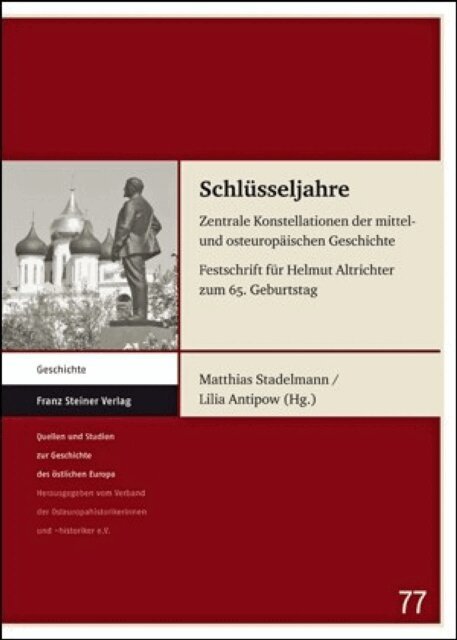 Lilia Antipow, Matthias Stadelmann - Schlüsseljahre, E-bok
