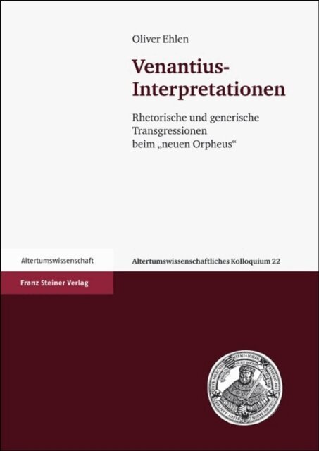 Oliver Ehlen - Venantius-Interpretationen, E-bok