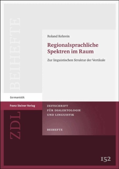 Roland Kehrein - Regionalsprachliche Spektren im Raum, E-bok