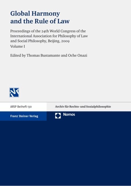 Oche Onazi, Thomas Bustamante - Global Harmony and the Rule of Law, E-bok