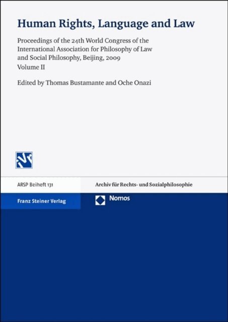 Oche Onazi, Thomas Bustamante - Human Rights, Language and Law, E-bok