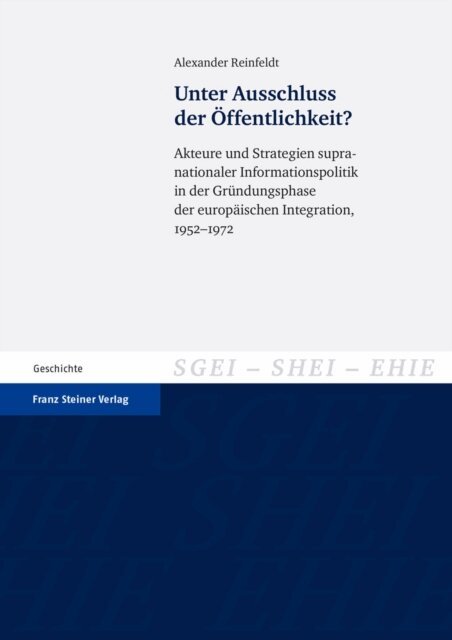 Alexander Reinfeldt - Unter Ausschluss der Offentlichkeit?, E-bok