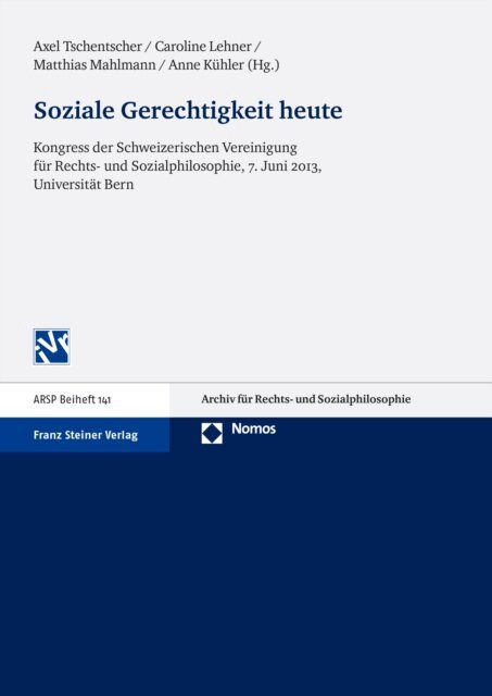 Anne Kuhler, Matthias Mahlmann, Caroline Lehner, Axel Tschentscher - Soziale Gerechtigkeit heute, E-bok