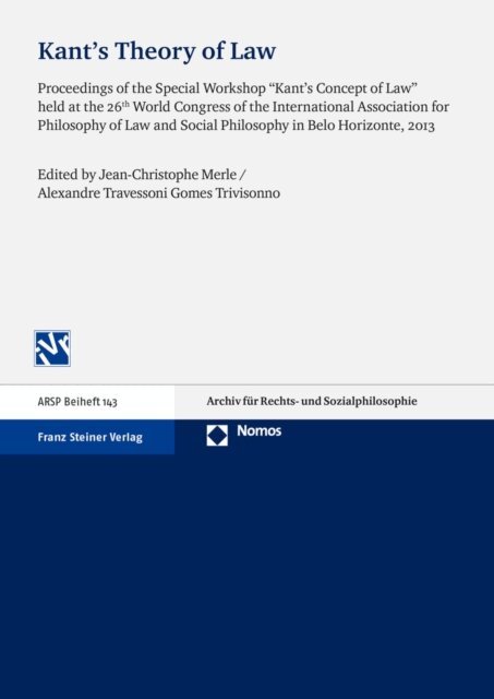Alexandre Trivisonno, Jean-Christophe Merle - Kant's Theory of Law, E-bok
