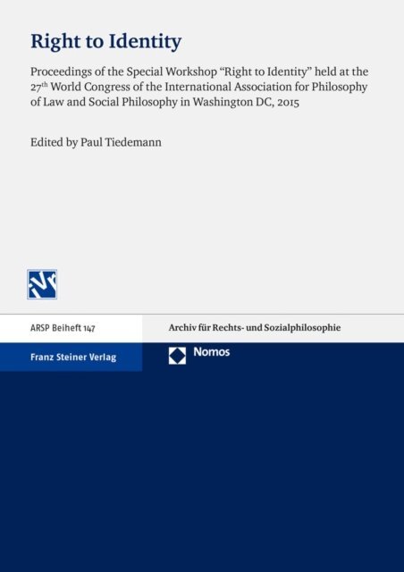 Paul Tiedemann - Right to Identity, E-bok