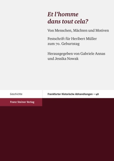 Jessika Nowak, Gabriele Annas - &quote;Et l'homme dans tout cela?&quote;, E-bok