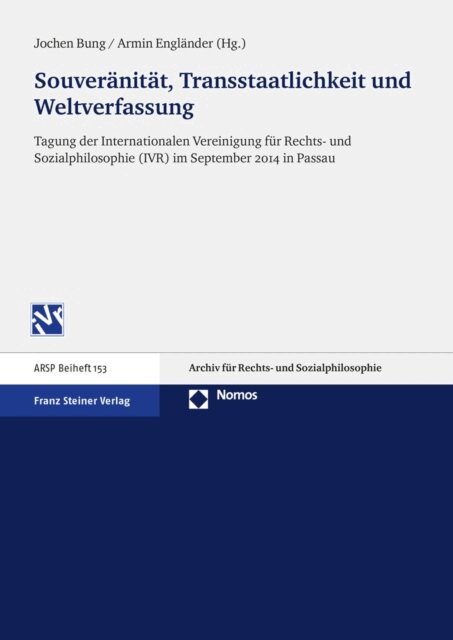 Armin Englander, Jochen Bung - Souveranitat, Transstaatlichkeit und Weltverfassung, E-bok