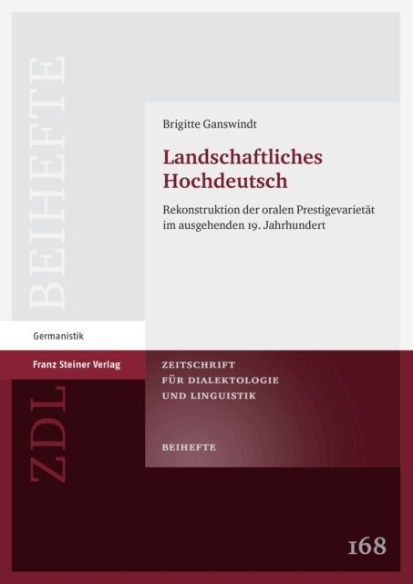Brigitte Ganswindt - Landschaftliches Hochdeutsch, E-bok
