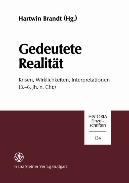Hartwin Brandt - Gedeutete Realitat, E-bok