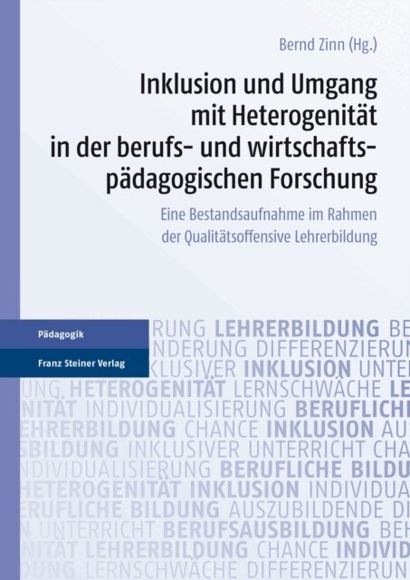 Bernd Zinn - Inklusion und Umgang mit Heterogenitat in der berufs- und wirtschaftspadagogischen Forschung, E-bok
