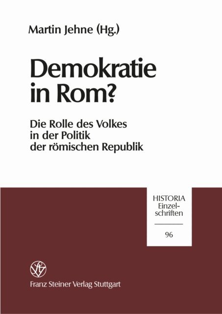 Martin Jehne - Demokratie in Rom?, E-bok