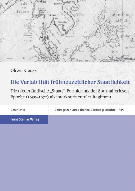 Oliver Krause - Die Variabilitat fruhneuzeitlicher Staatlichkeit, E-bok