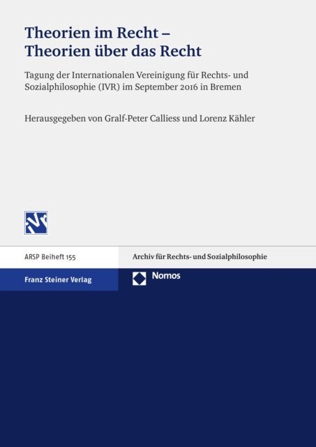 Lorenz Kahler, Gralf-Peter Calliess - Theorien im Recht - Theorien uber das Recht, E-bok