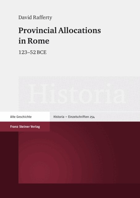David Rafferty - Provincial Allocations in Rome, E-bok